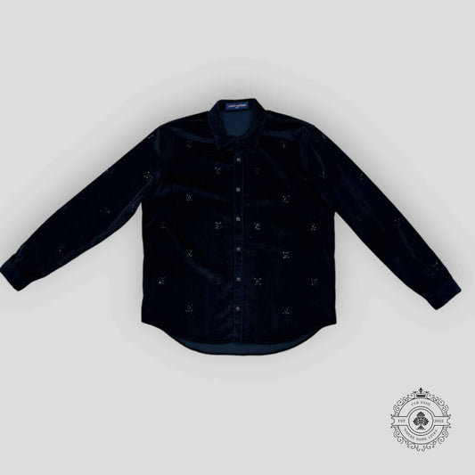 Louis Vuitton Button-Down Long-Sleeved Corduroy Shirt