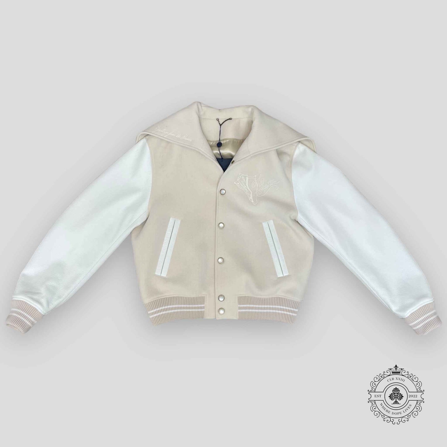 Louis Vuitton Calfskin Sailor Varsity Jacket