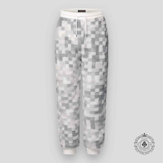 Louis Vuitton Fleece Pants in Grey