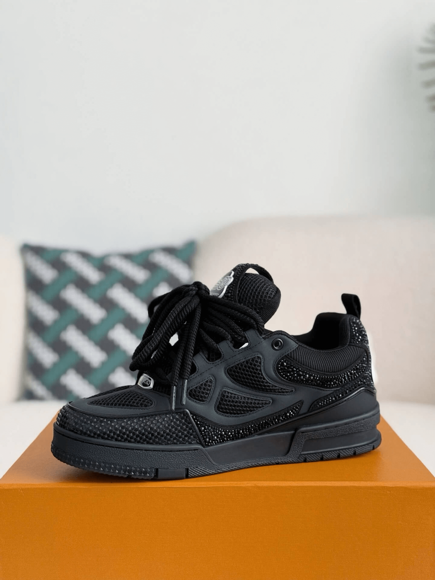 Louis Vuitton LV Skate Black Sneaker CUSTOM