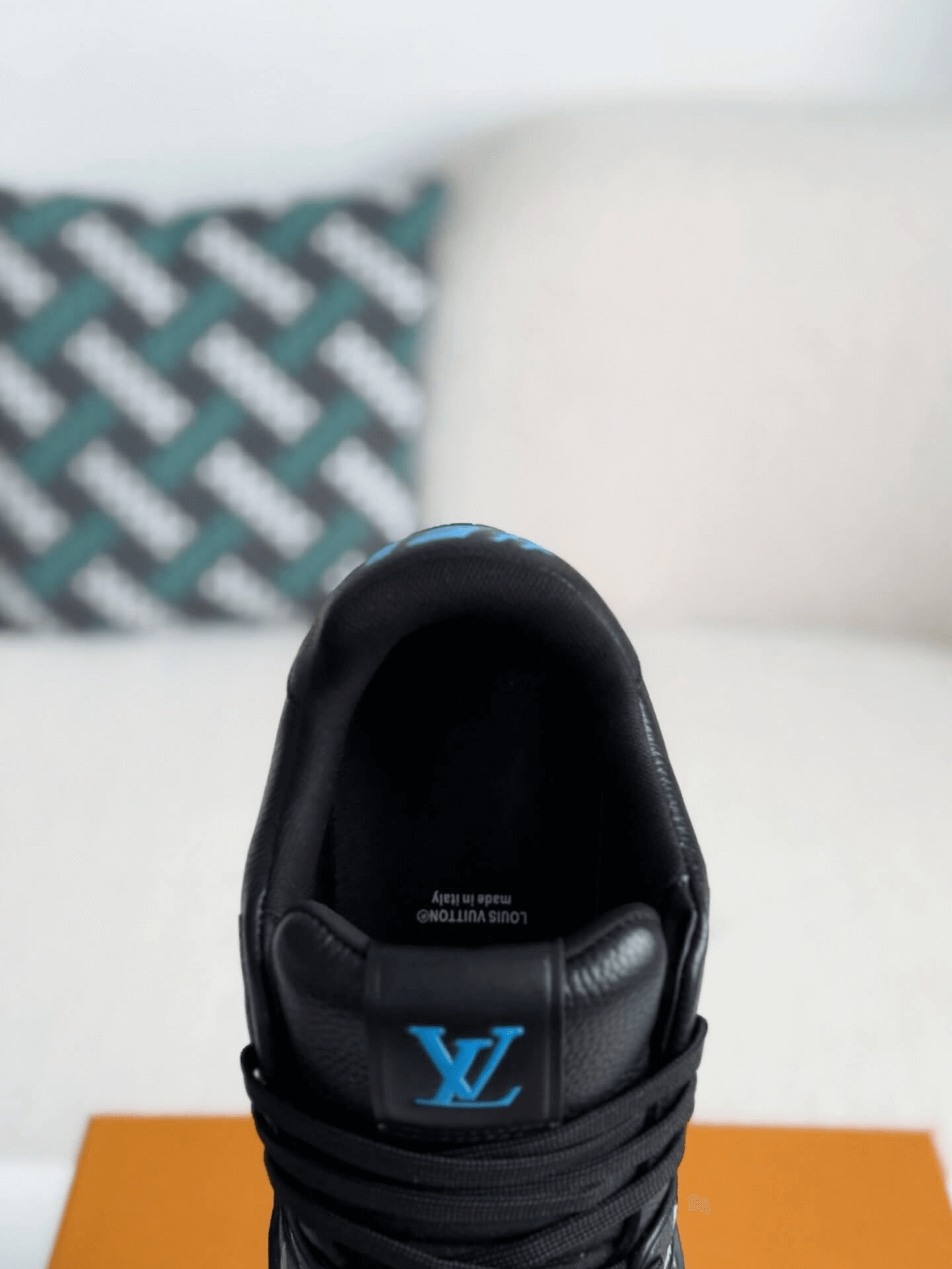 Louis Vuitton LV Trainer #54 Black Multicolor Monogram Sneaker CUSTOM