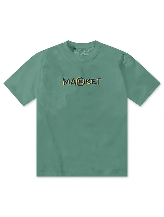 Market Studios Smiley Doodle Tee - Malachite Green