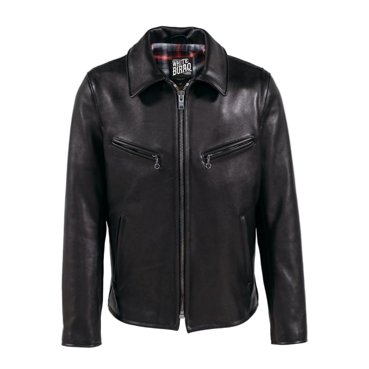 Men's Heavyweight Cowhide Vintage Moto Jacket