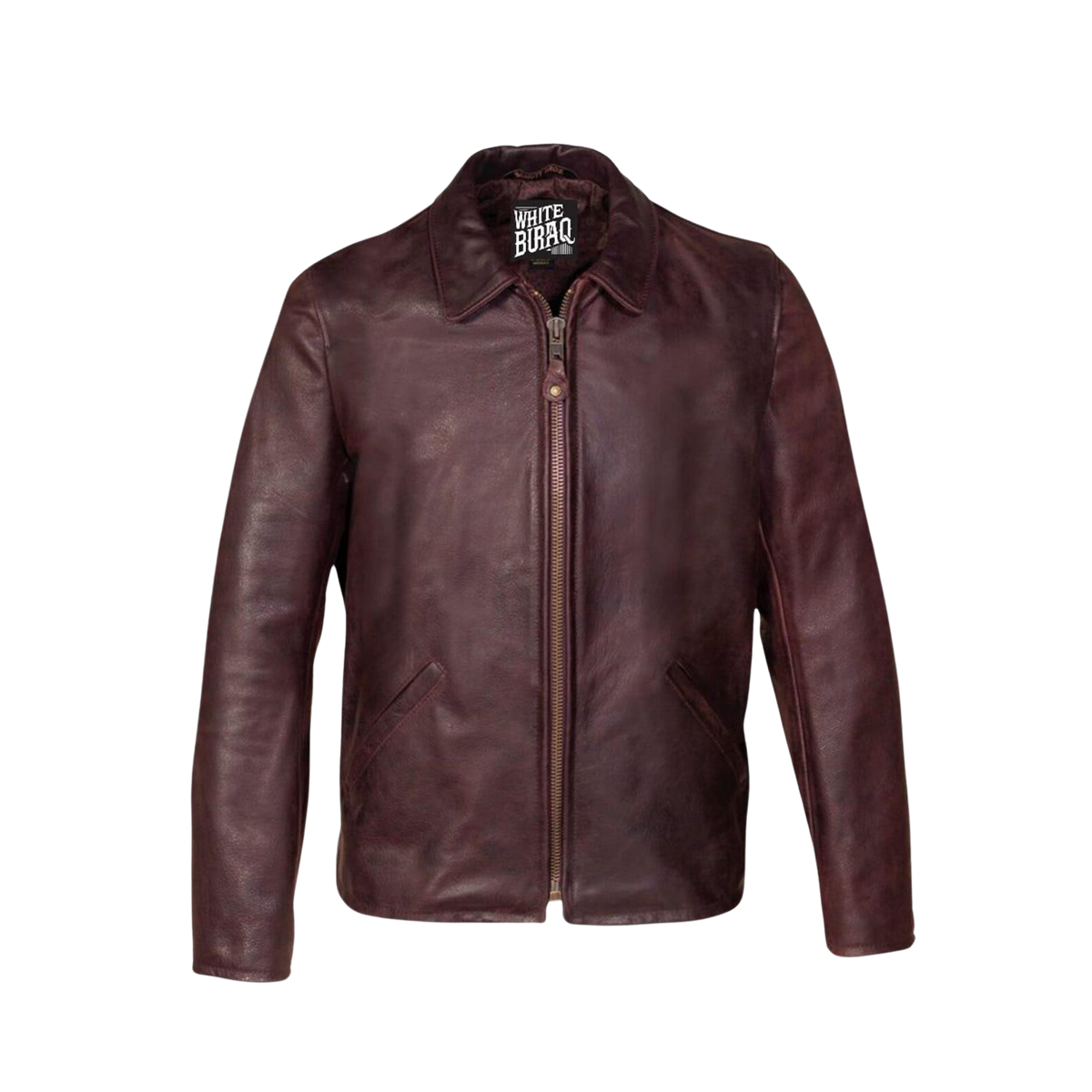 Men's Waxed Buffalo Leather Western Jacket