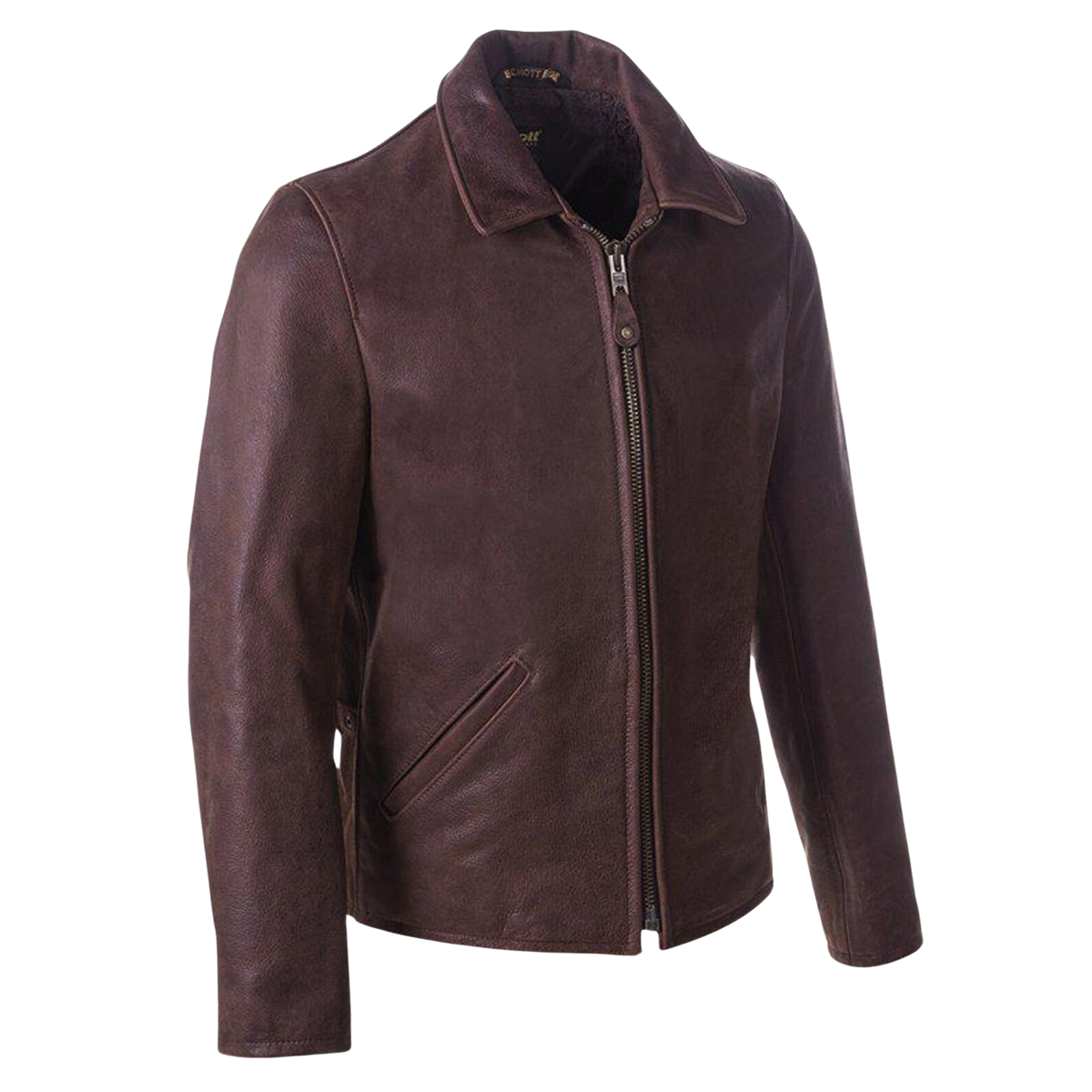 Men's Waxed Buffalo Leather Western Jacket