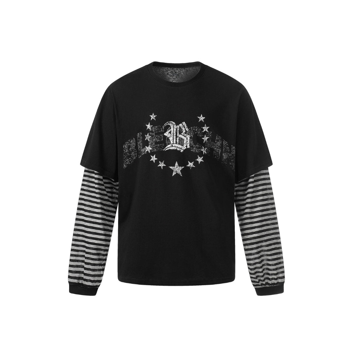 Midnight Striped Layered Tee