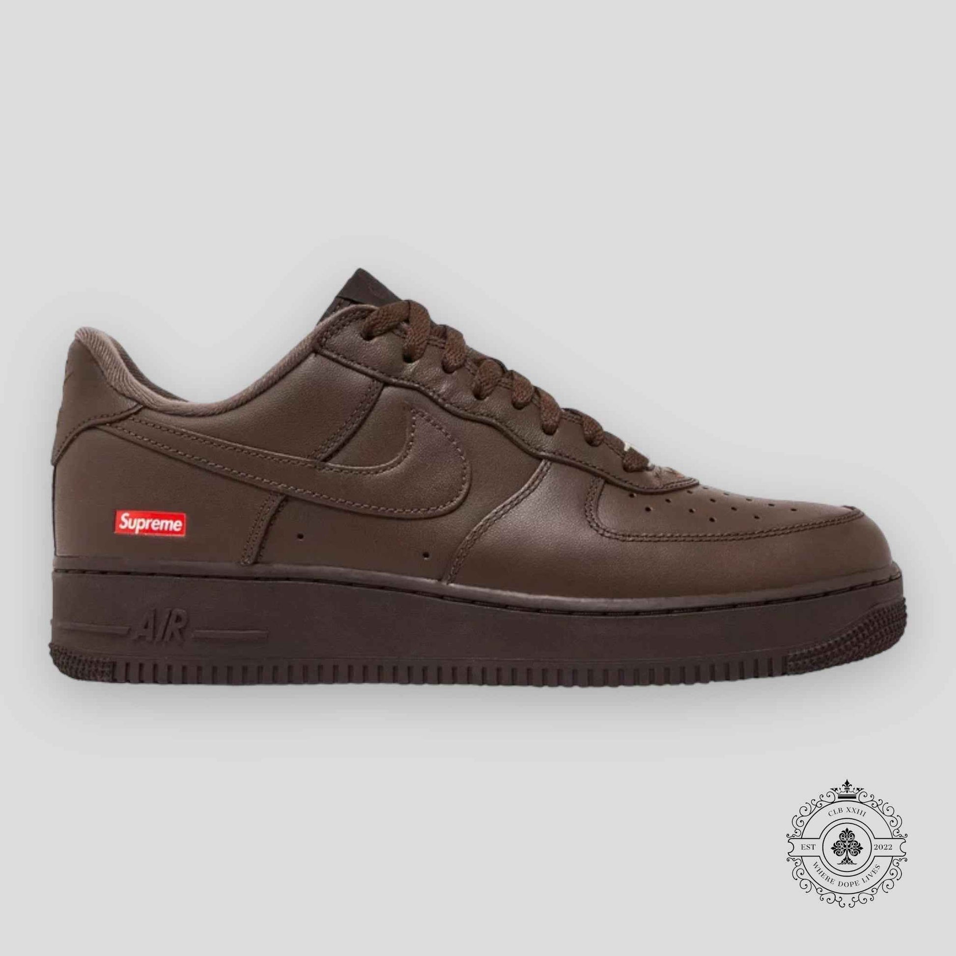 Nike Air Force 1 Low Supreme Baroque Brown