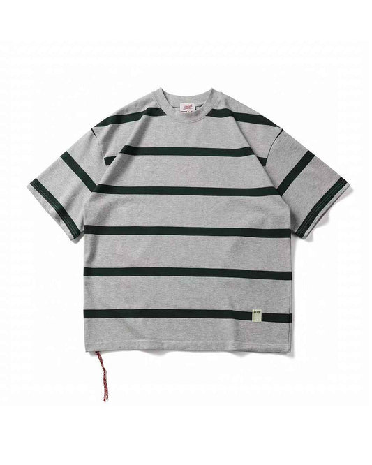 Retro Heavyweight Striped Cotton Tee