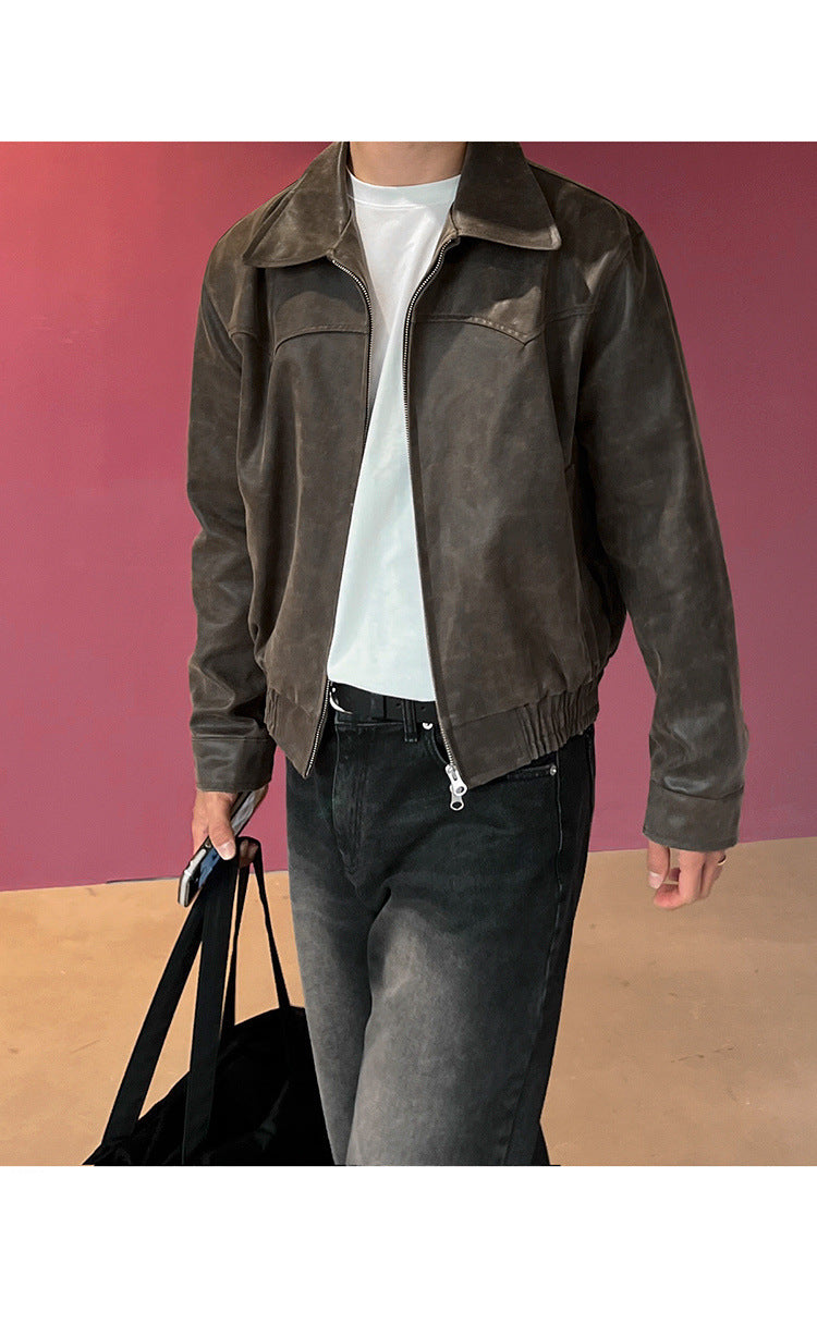 Vintage K Leather Jacket