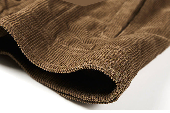 Corduroy Fleece Lined Cotton Trucker Jacket