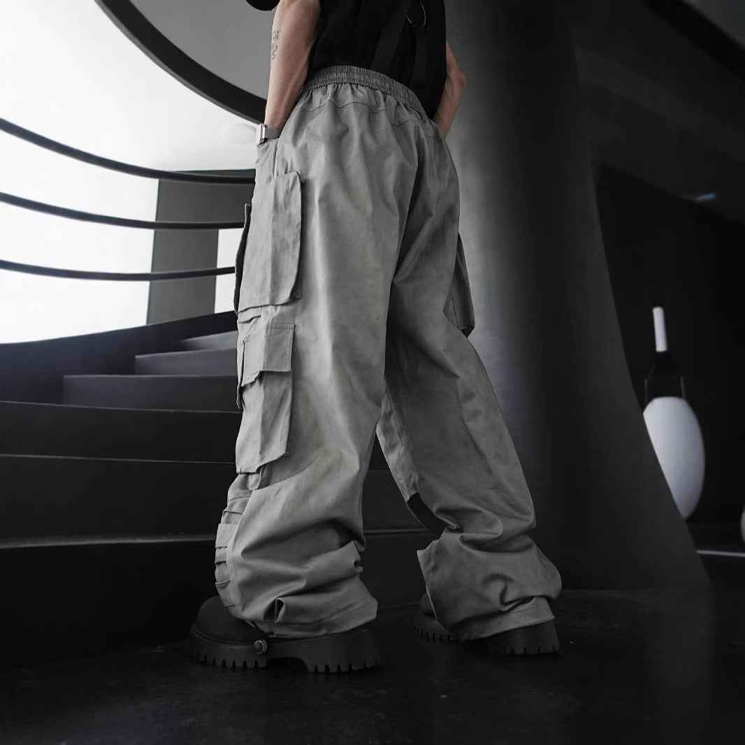 Baggy Lightweight Khaki Cargo Pants