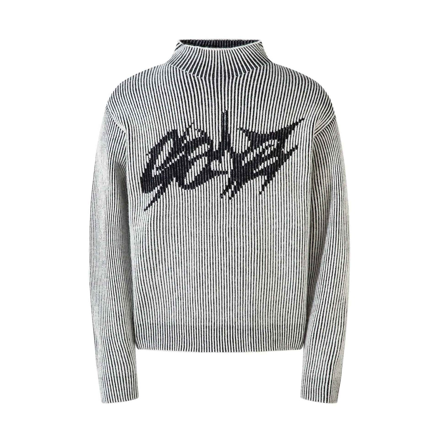 Reversible Retro Turtleneck Sweatshirt