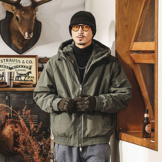 Reversible Faux Mink Winter Coat