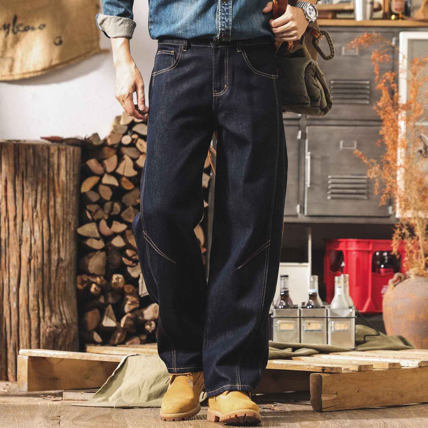 Classic Raw Denim Jeans