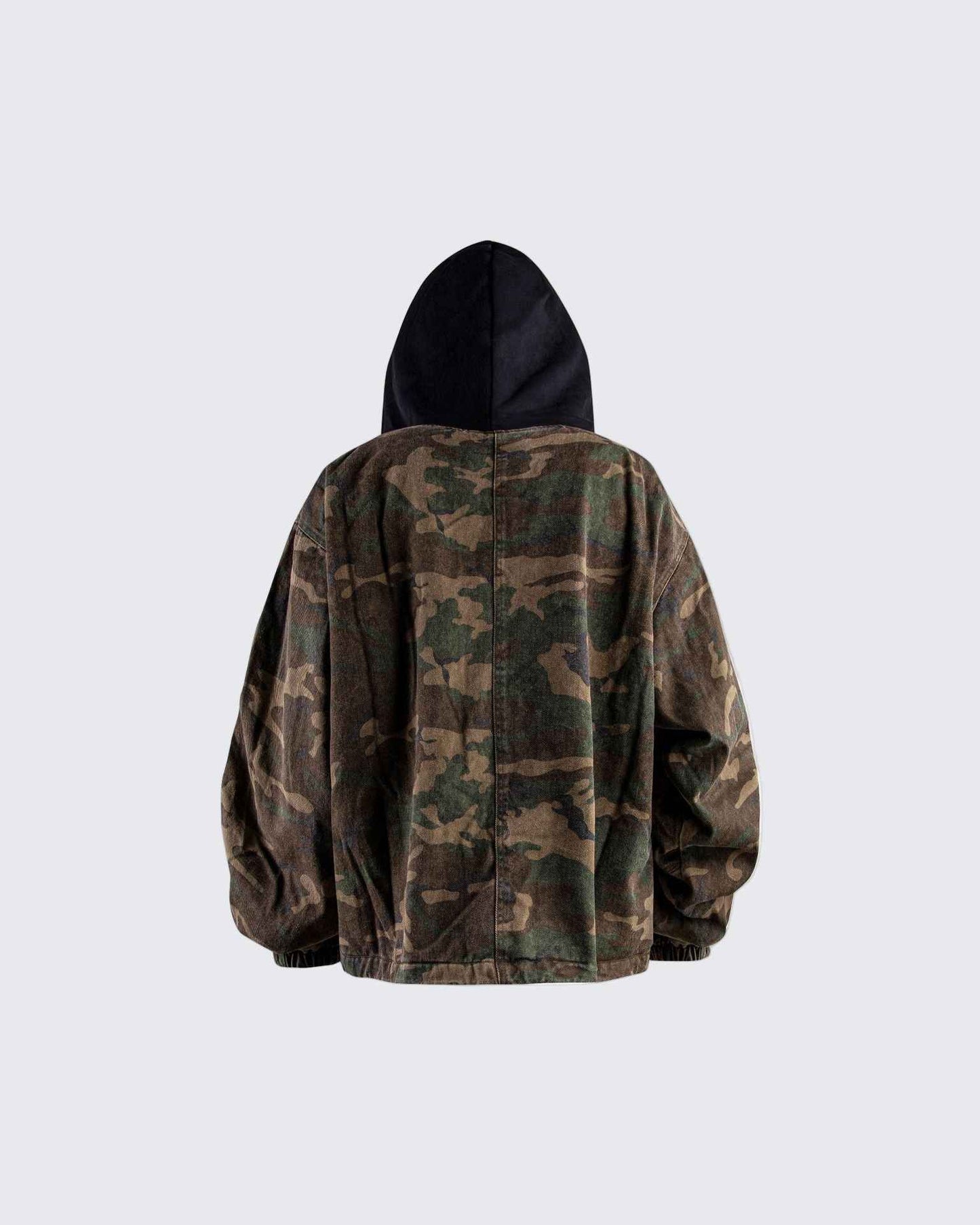 Phantom Camo Hood Denim Jacket