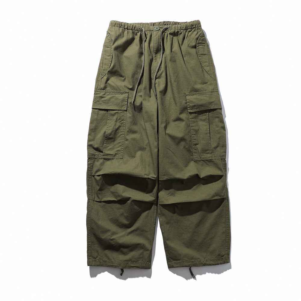 Loose Fit Cotton Baggy Cargo Pants