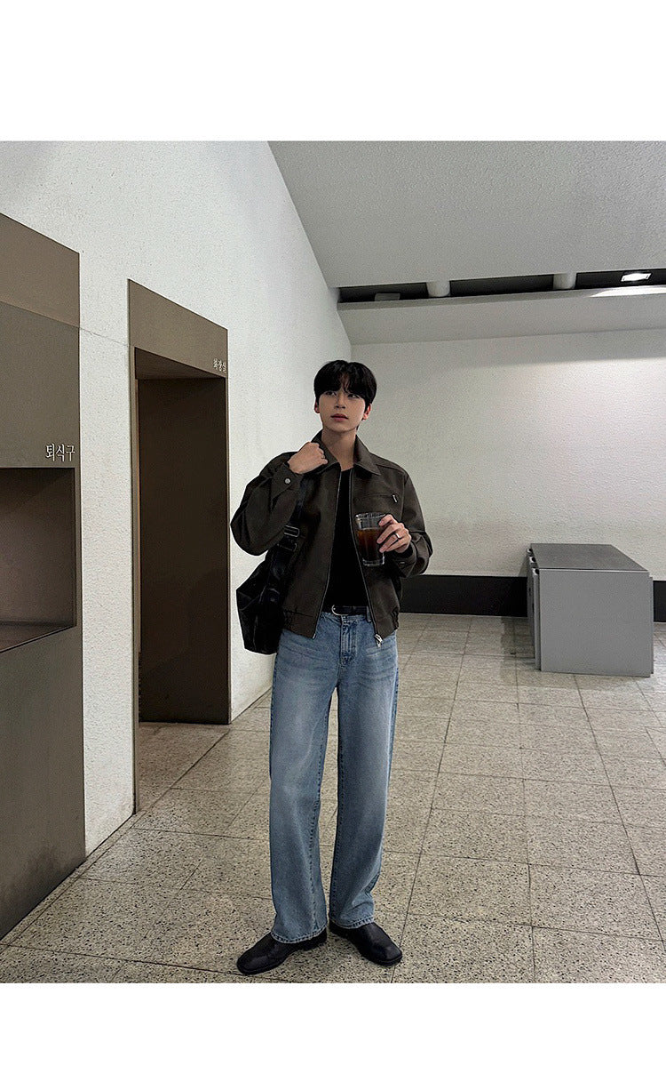 American Retro Leather Jacket