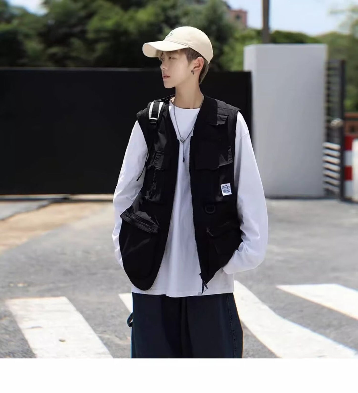 Versatile Outdoor T-Shirt + Vest Set