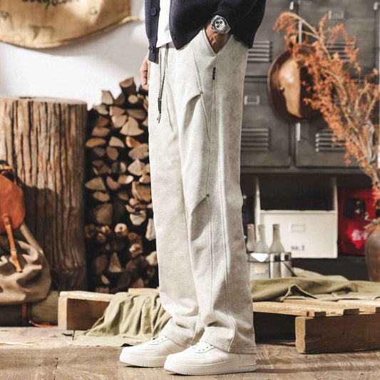 Washed Straight Leg Joggers