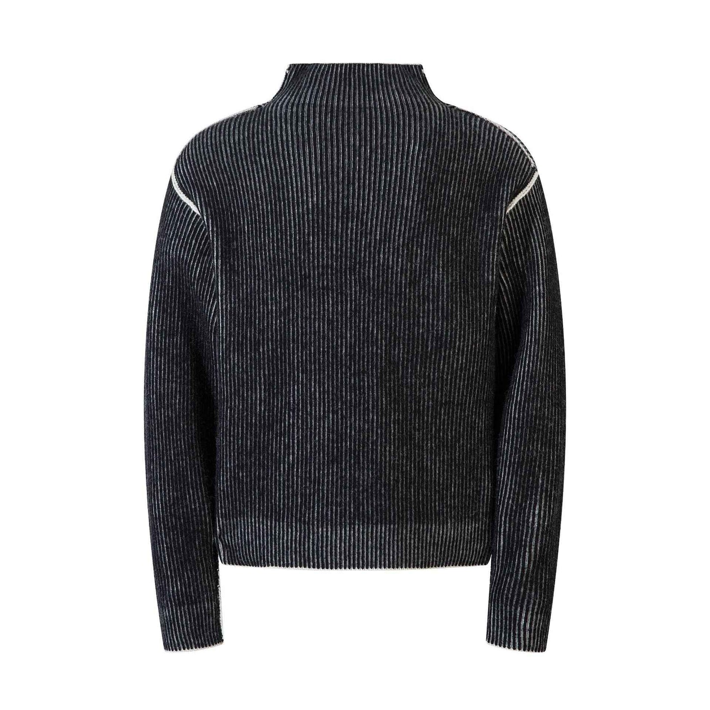 Reversible Retro Turtleneck Sweatshirt
