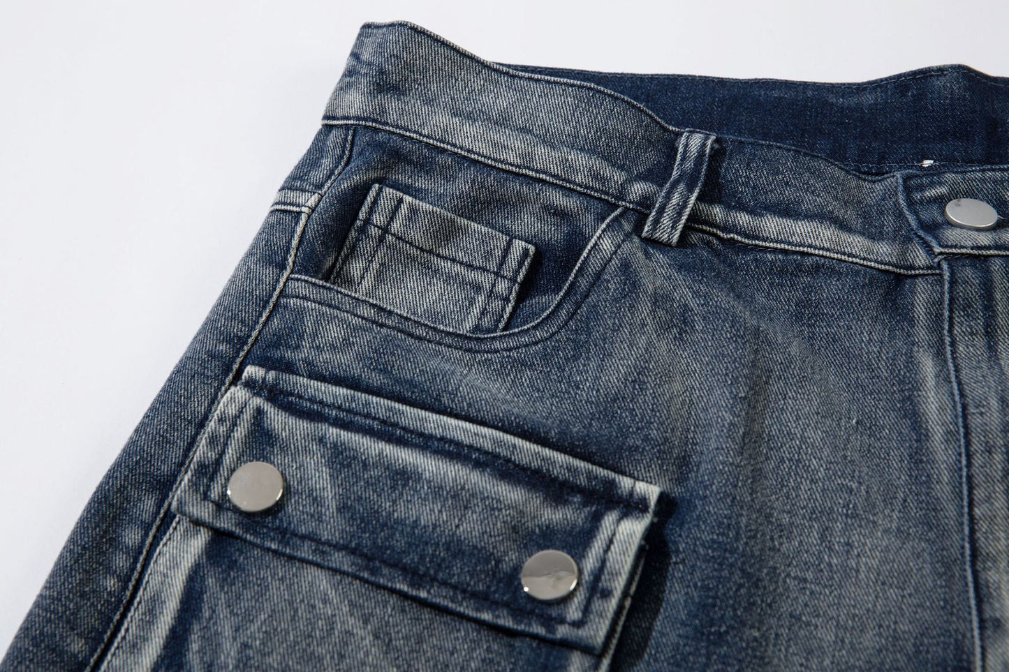 Barbed Baggy Embroidery Cargo Pants