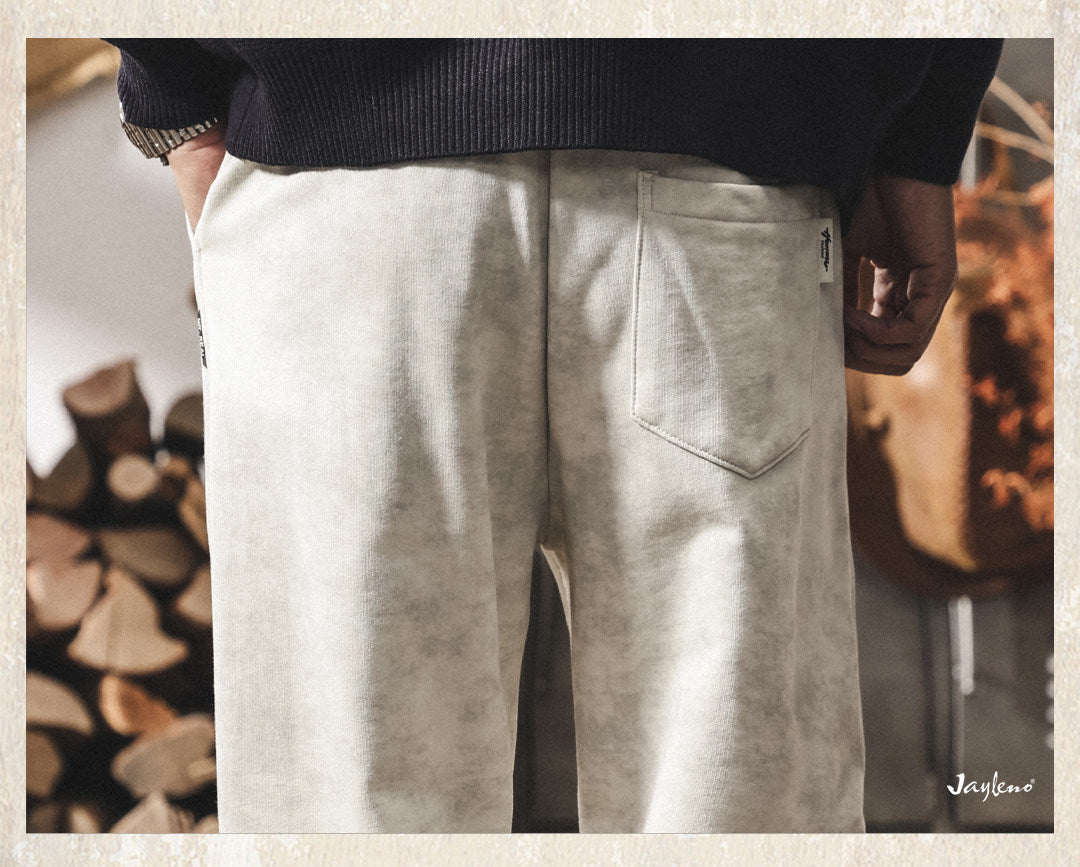 Washed Straight Leg Joggers
