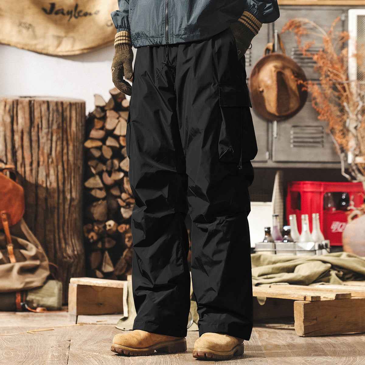 Vintage 90s Tech Cargo Ski Pants