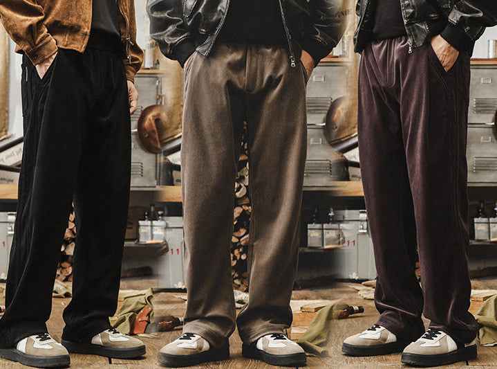 Retro Chenille Relaxed Fit Heavyweight Pants