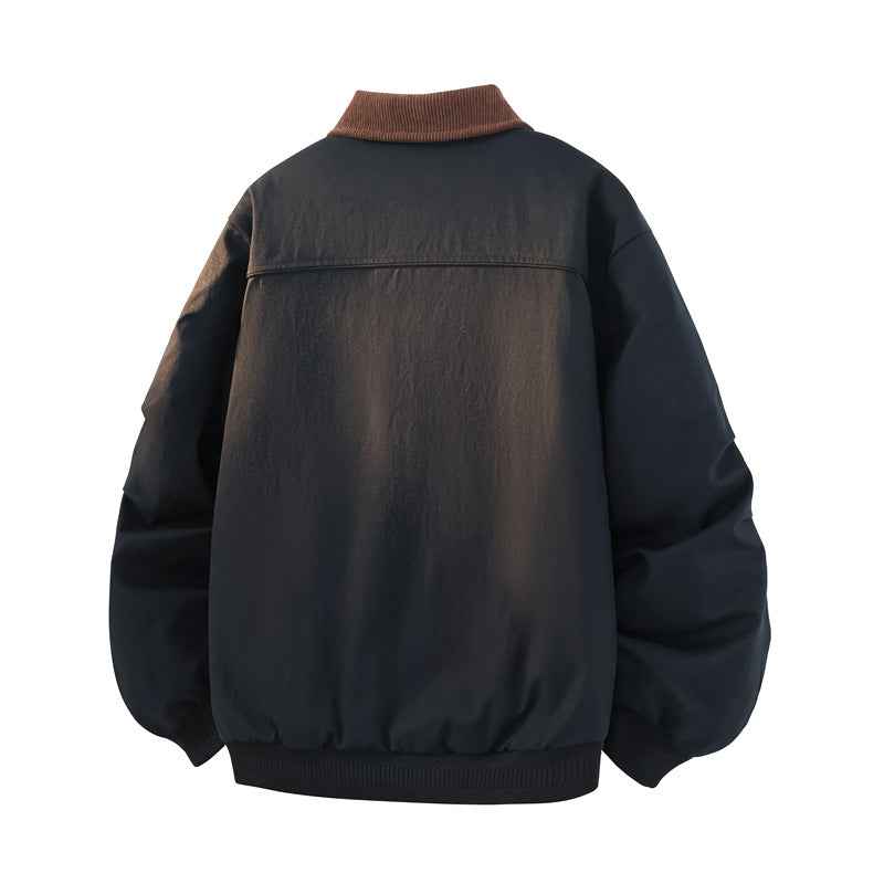 Duck Down Faux TwoPiece Casual Jacket