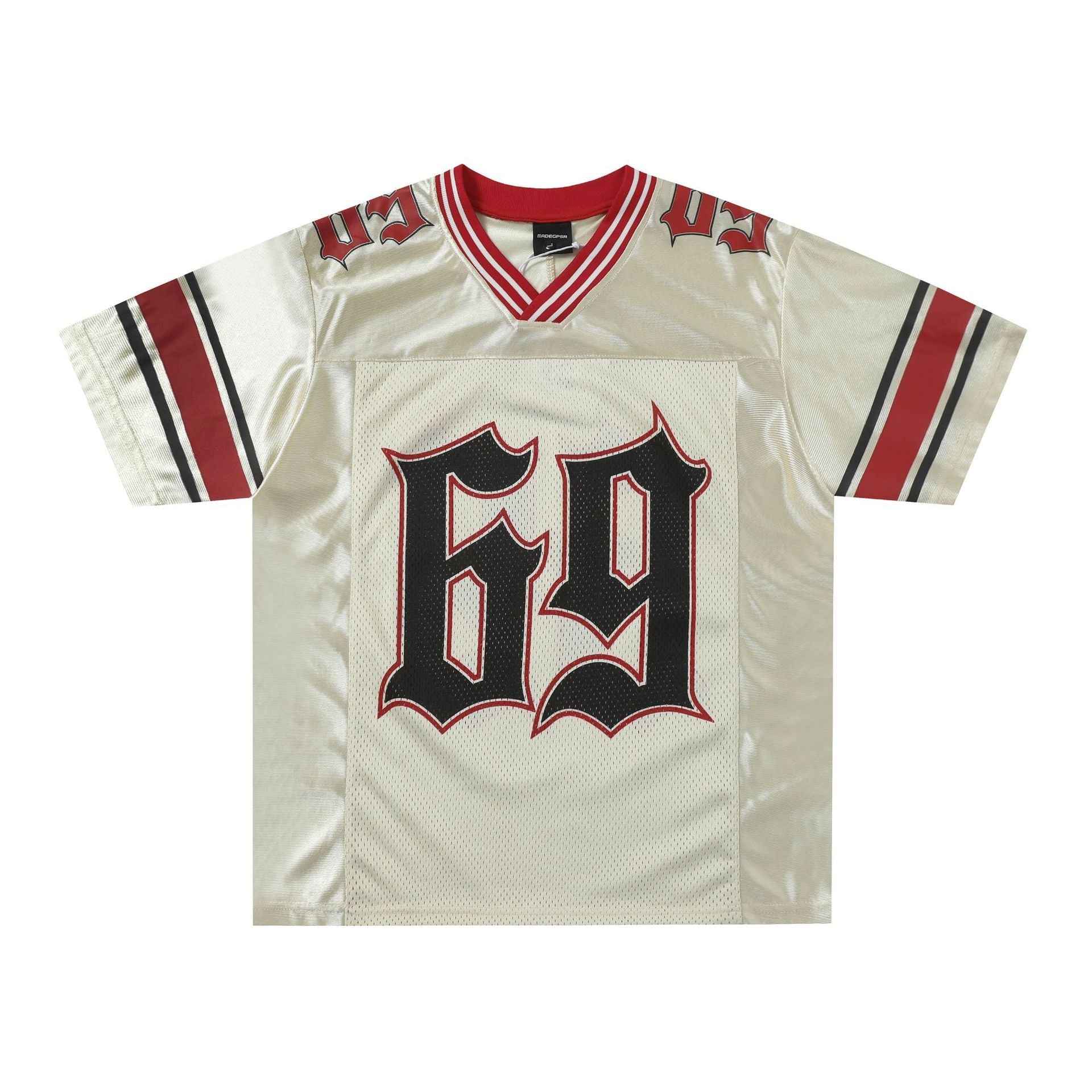 Cream '69' Football Jersey