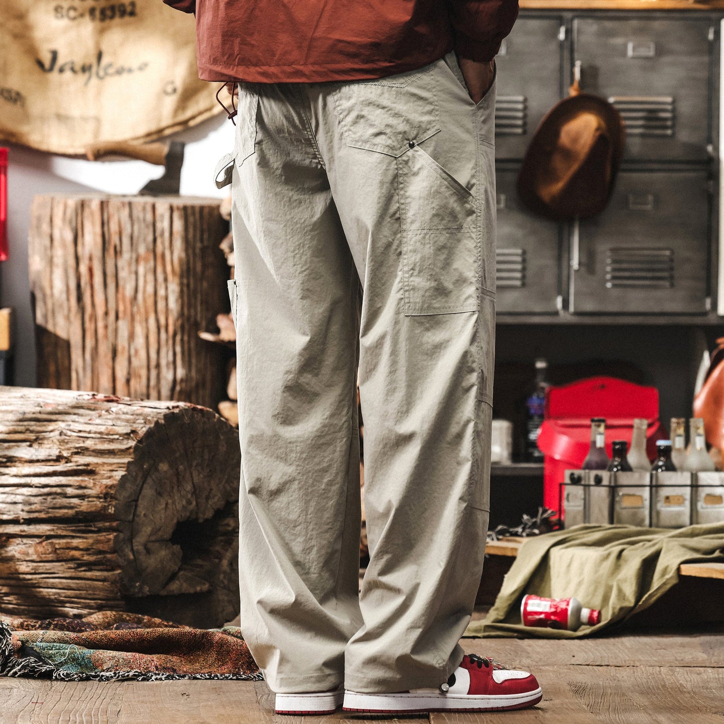 Nylon Carpenter Pants