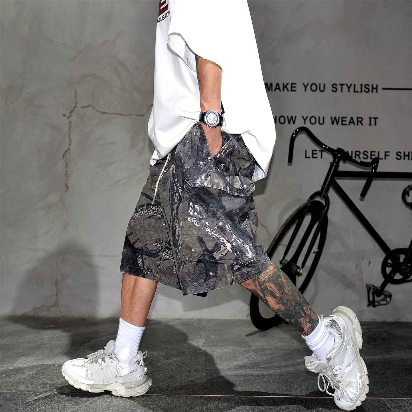 Terrain Camo Cargo Shorts