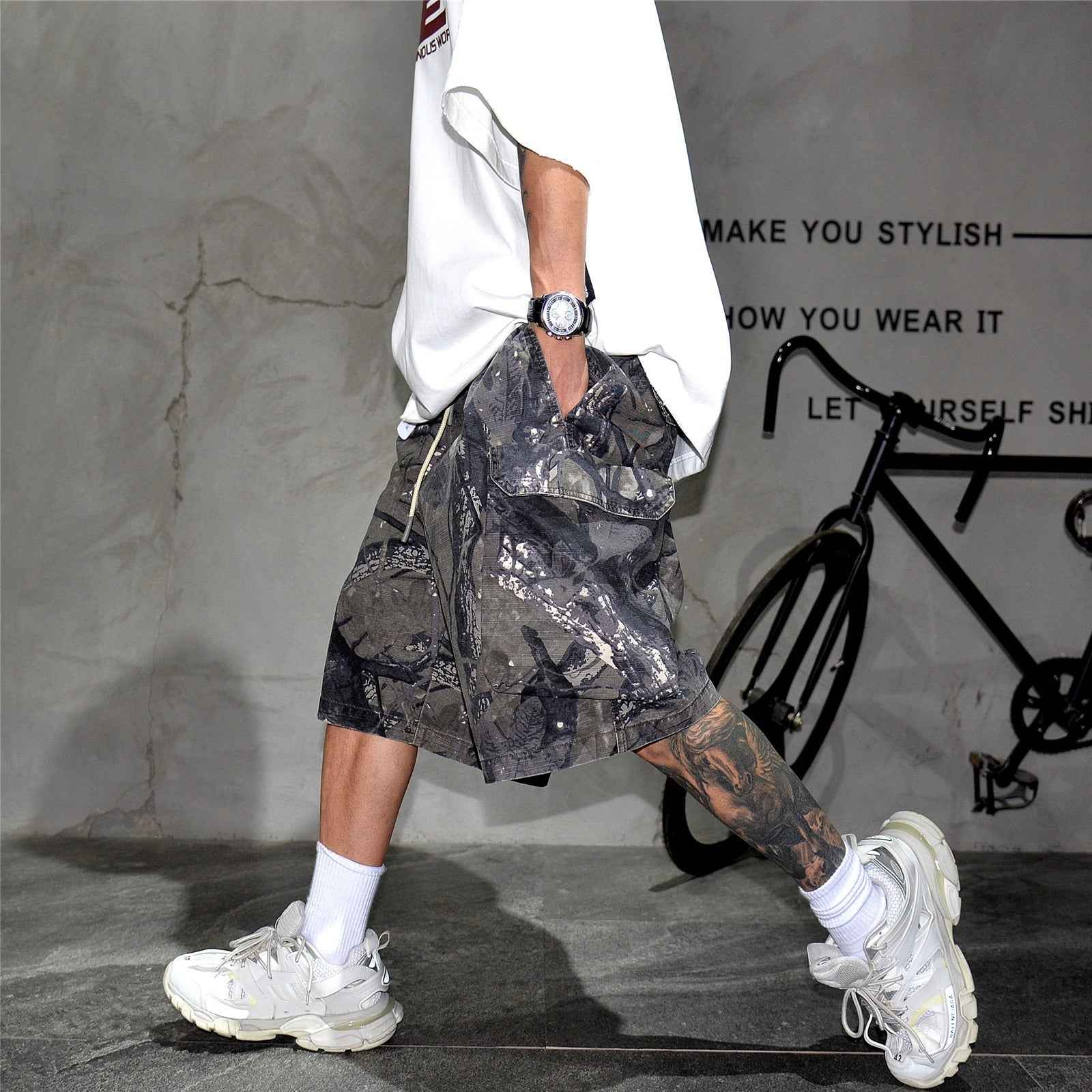 Terrain Camo Cargo Shorts