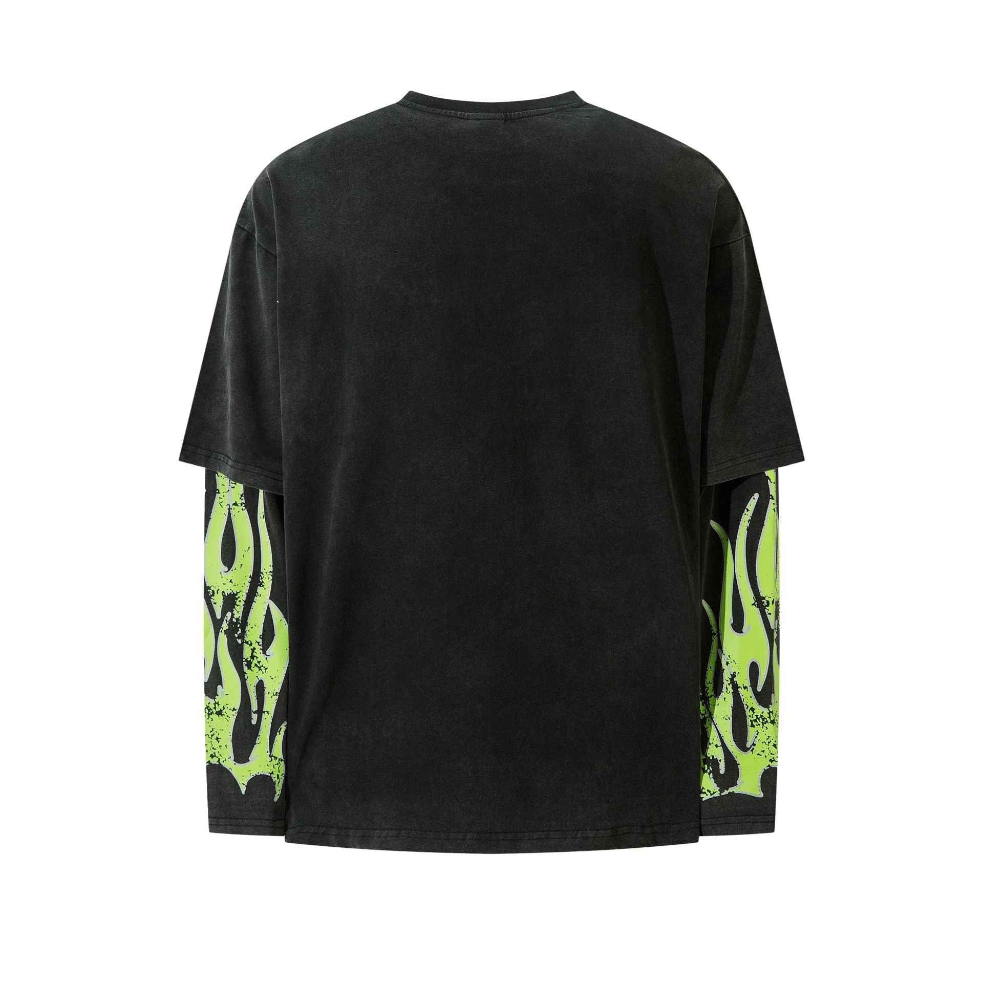 Green Flame '88' Long Sleeve Tee