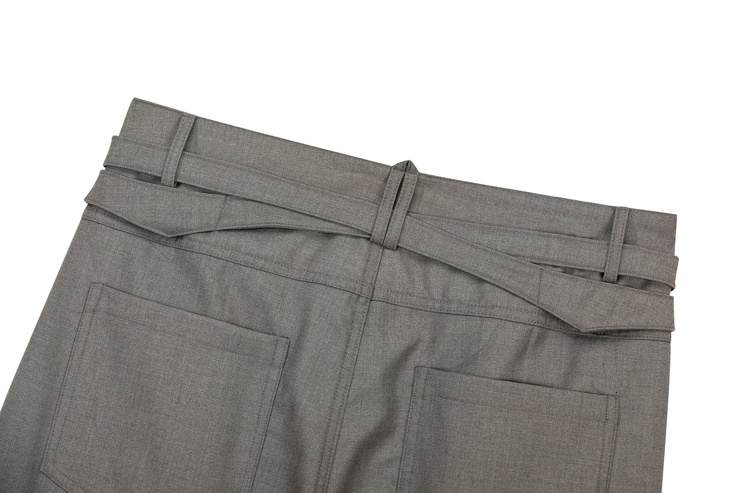 Retro Chic Pleated Relaxed Fit Trousers