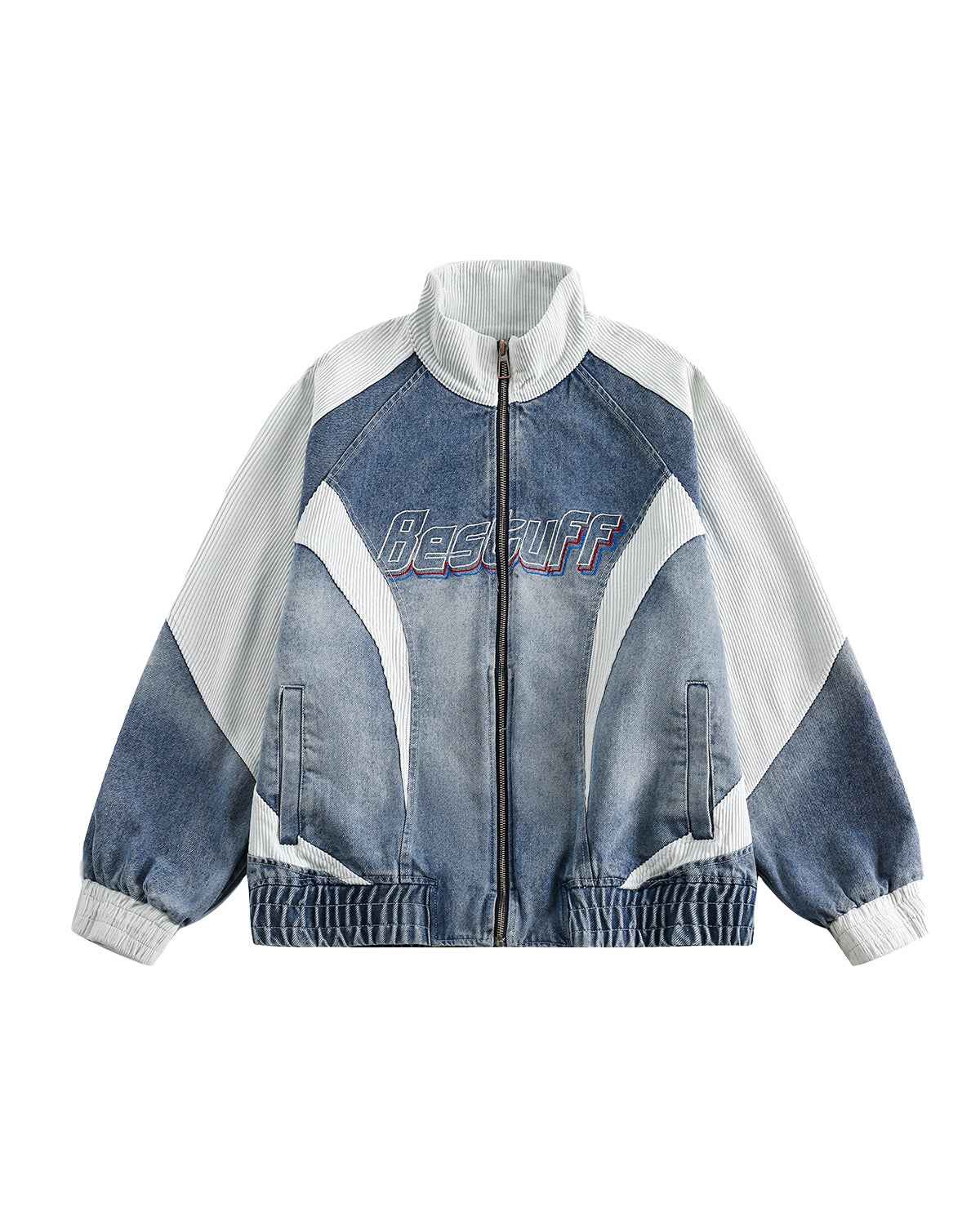 Retro Biker Splicing Jacket
