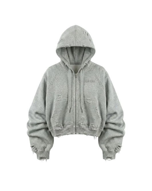 Ghost Distressed Hoodie
