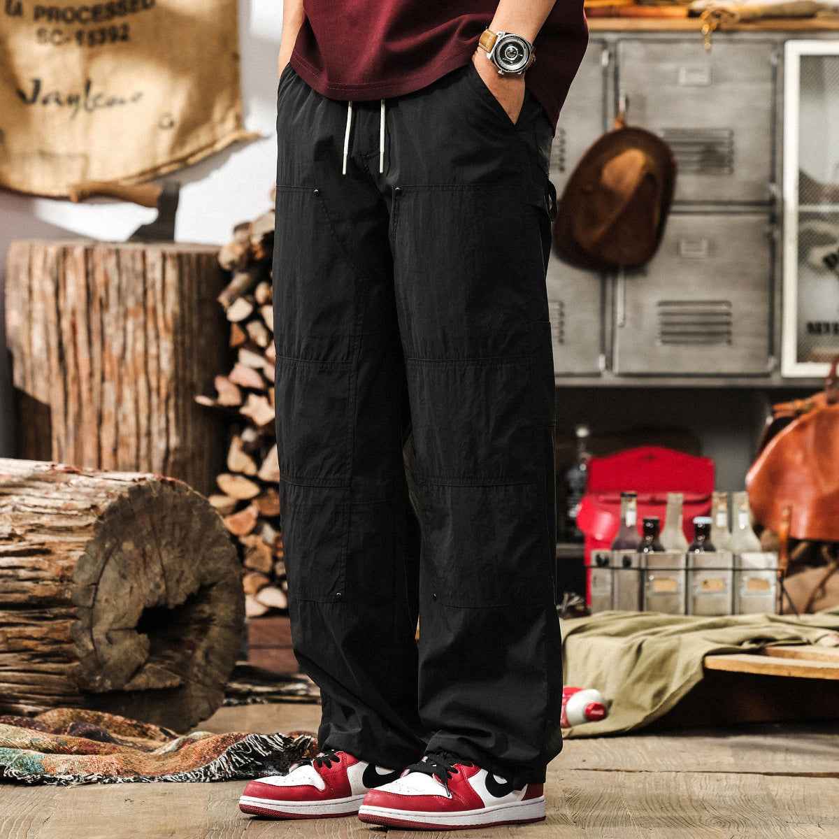 Nylon Carpenter Pants