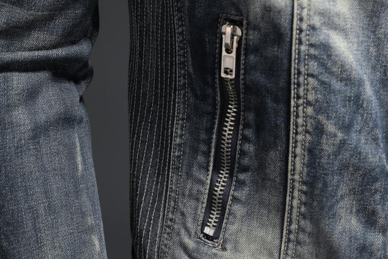 SK1 Denim Biker Jacket