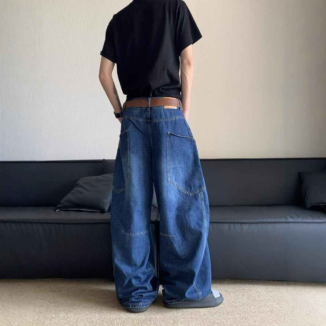 Vintage Wide-Leg Baggy Jeans