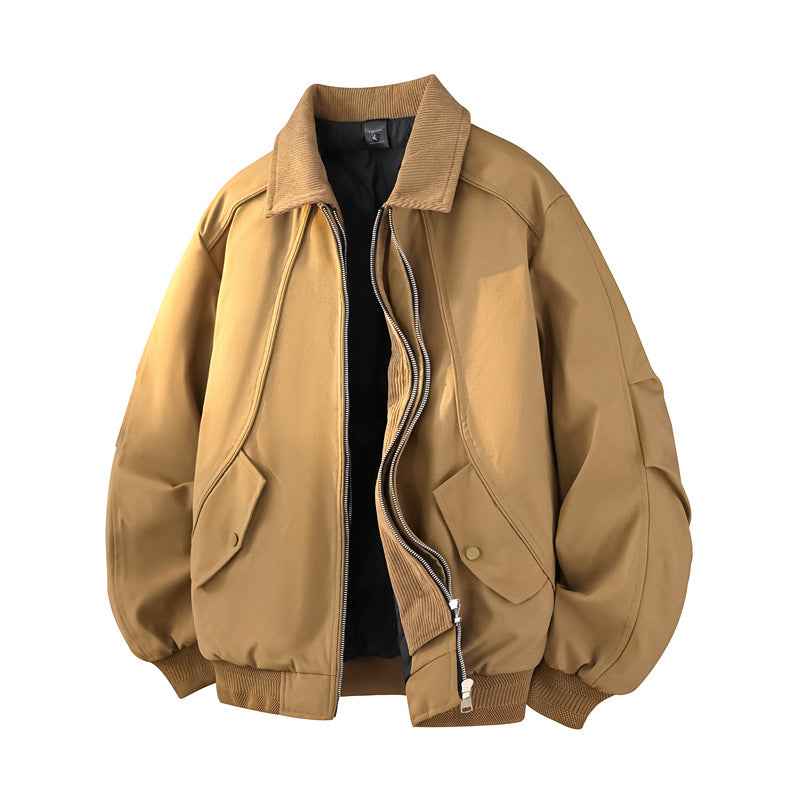 Duck Down Faux TwoPiece Casual Jacket