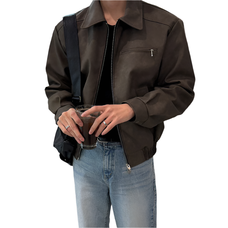 American Retro Leather Jacket