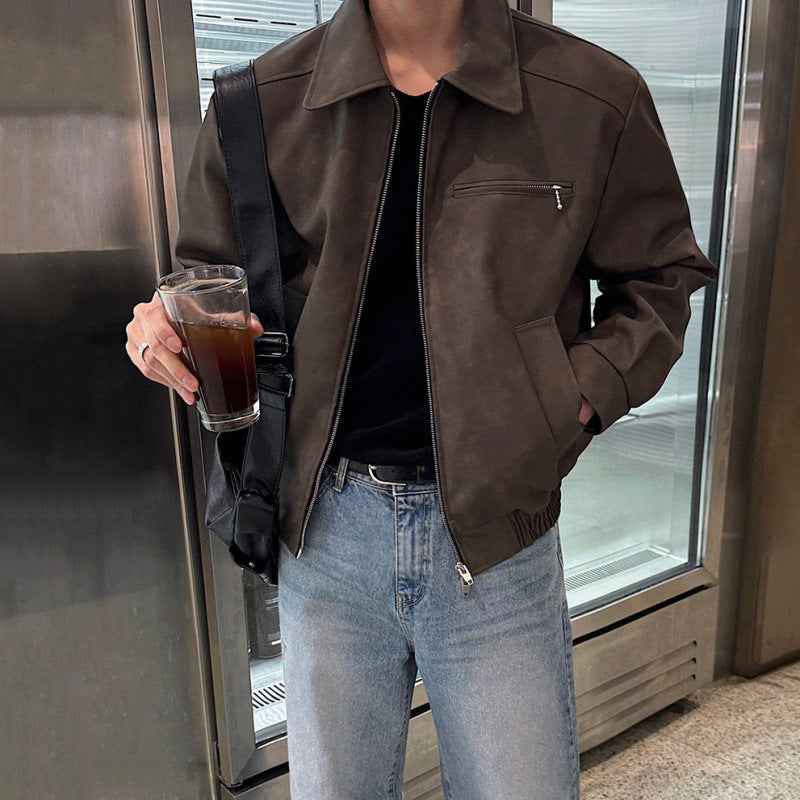 American Retro Leather Jacket