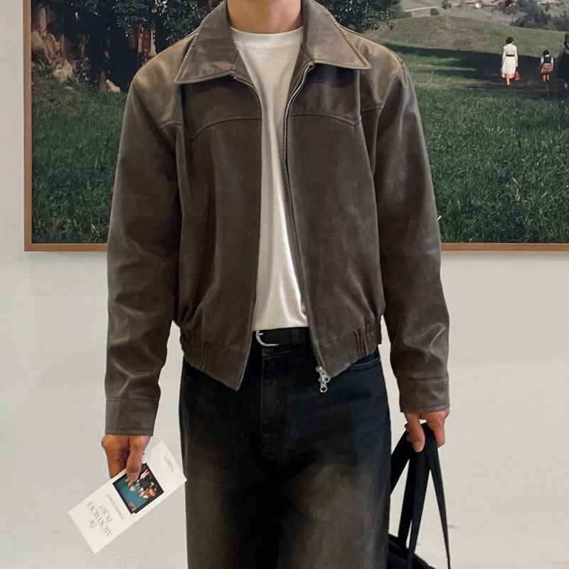 Vintage K Leather Jacket