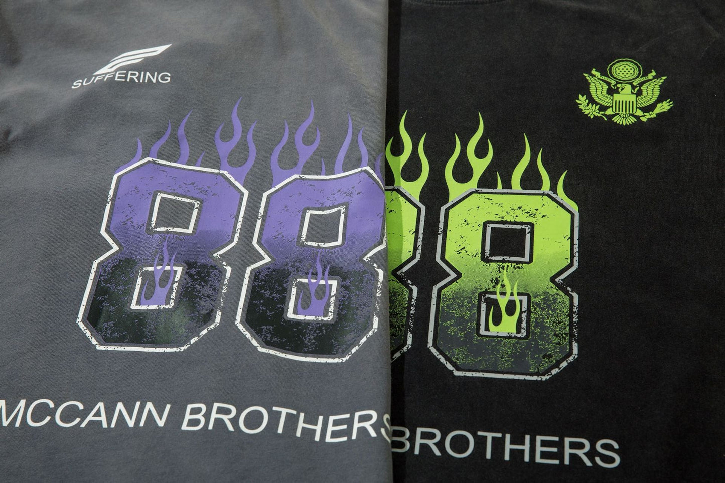 Green Flame '88' Long Sleeve Tee