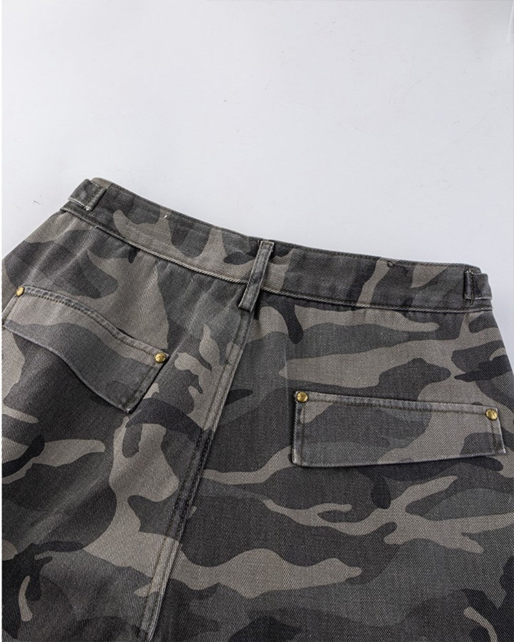 Baggy Ash Grey Camo Jeans