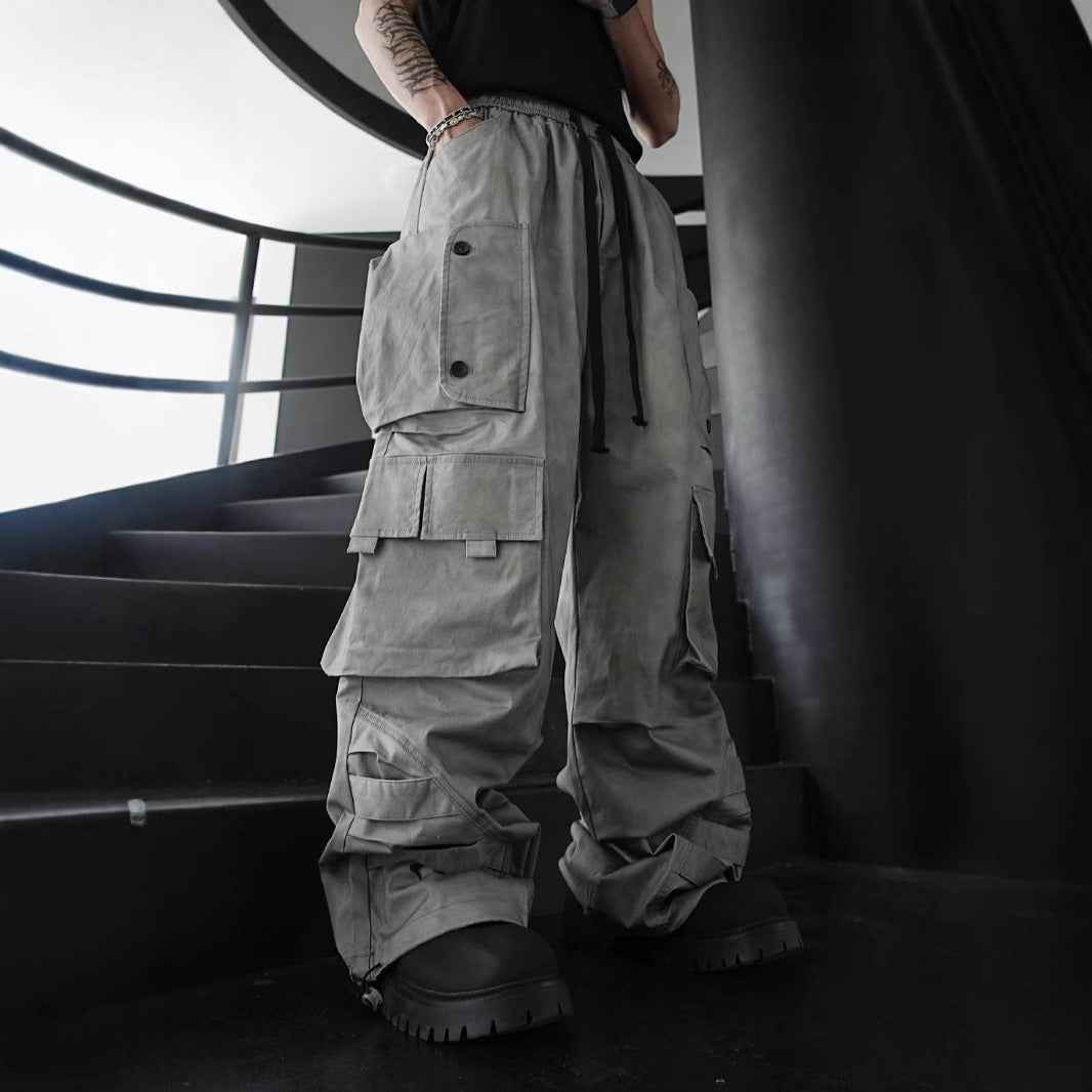 Baggy Lightweight Khaki Cargo Pants