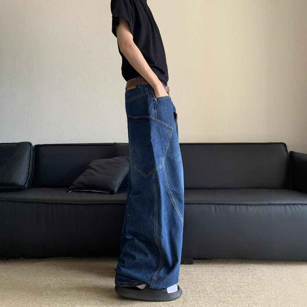Vintage Wide-Leg Baggy Jeans