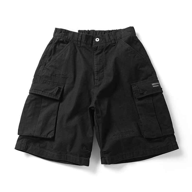 Urban Distressed Camo Shorts