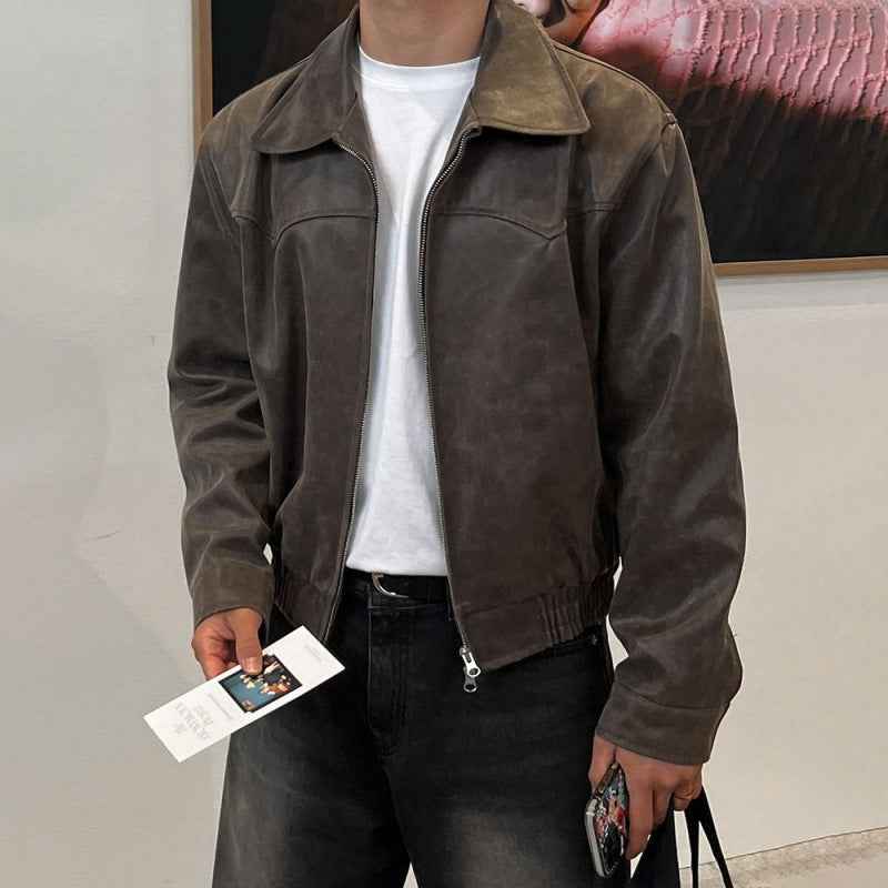 Vintage K Leather Jacket